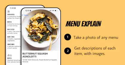 Menu Explain gallery image