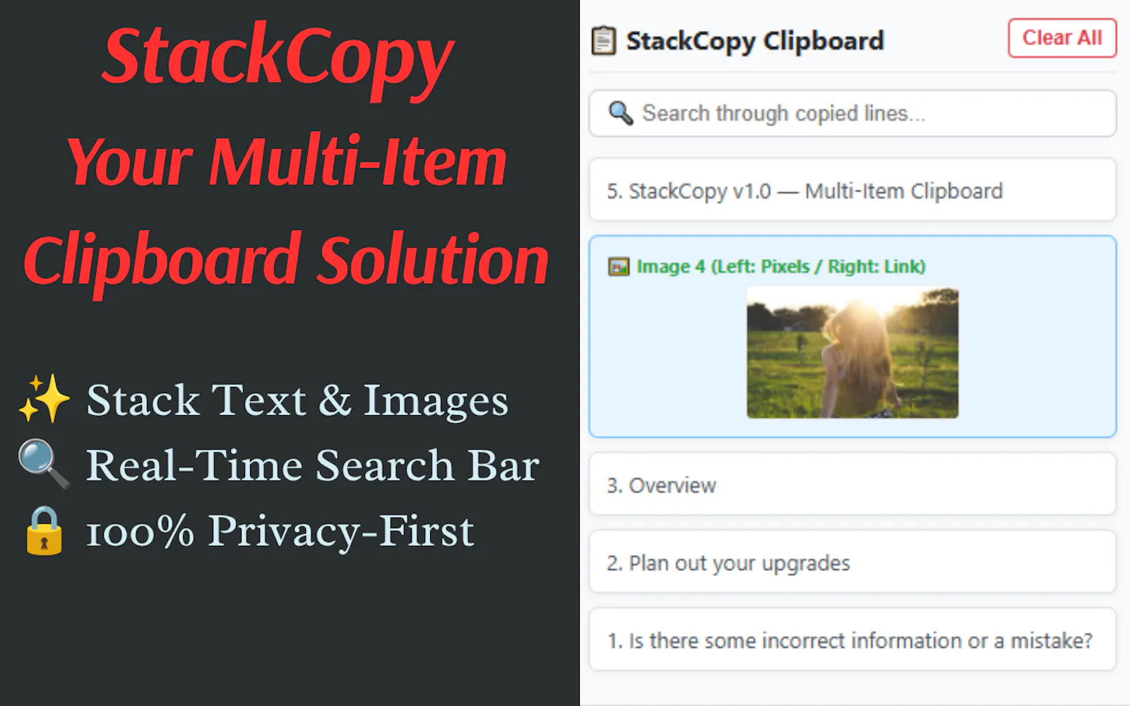 StackCopy screenshot 1