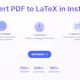 PDF to LaTeX Converter