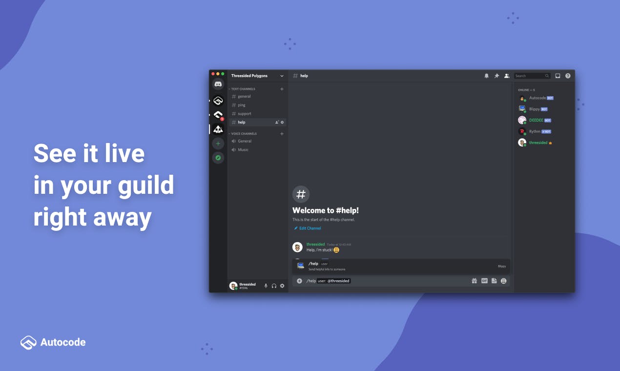 Discord Slash Command Builder Create commands for your Discord bot