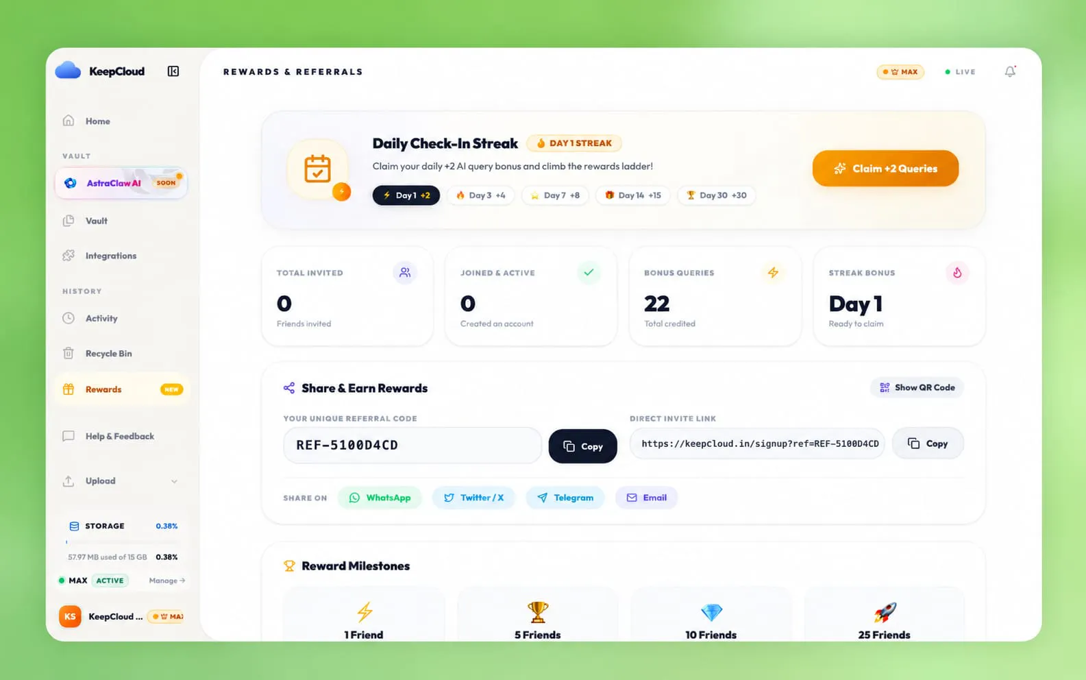KeepCloud gallery image