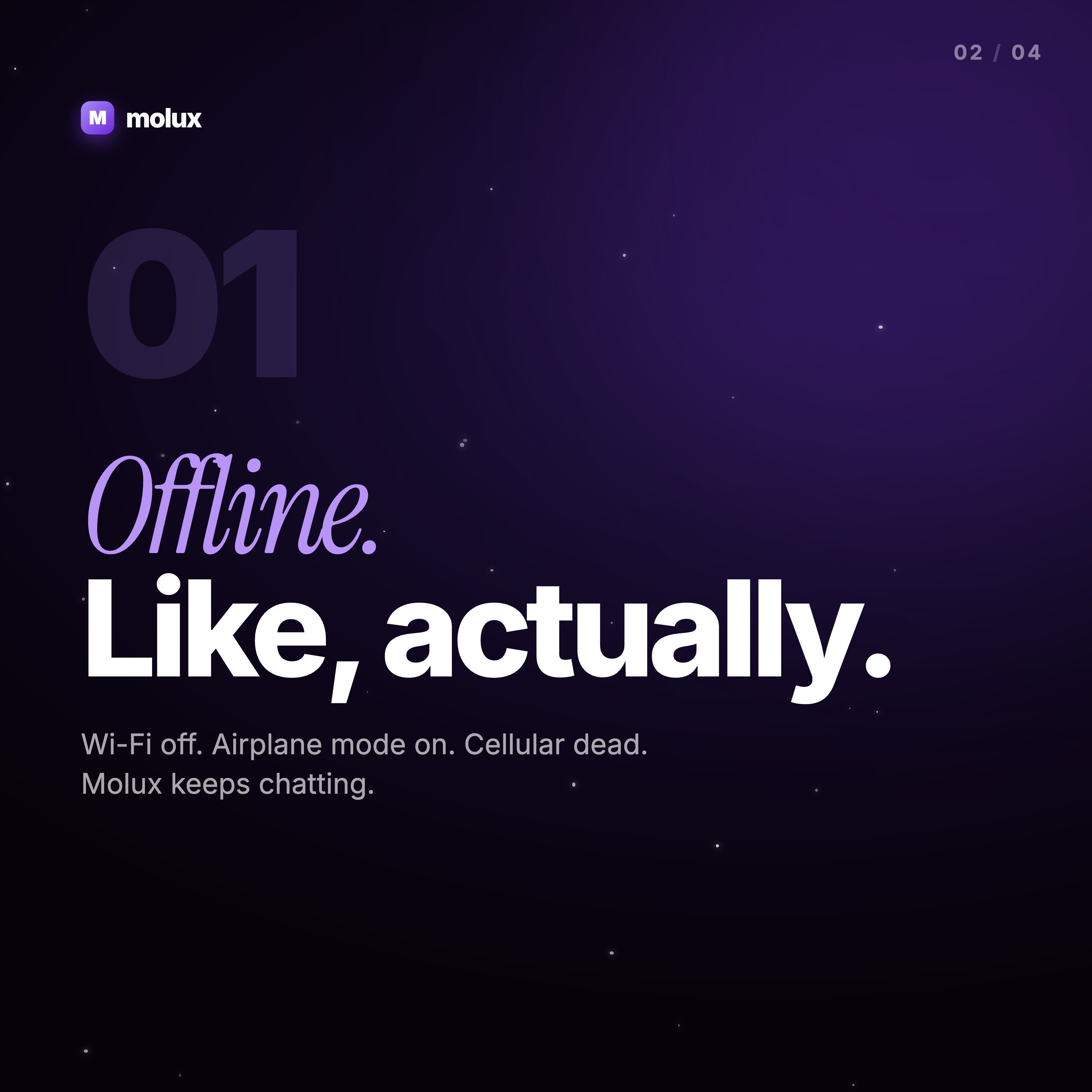Molux: Local & Private AI Chat gallery image