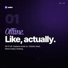 Molux: Local & Private AI Chat gallery image