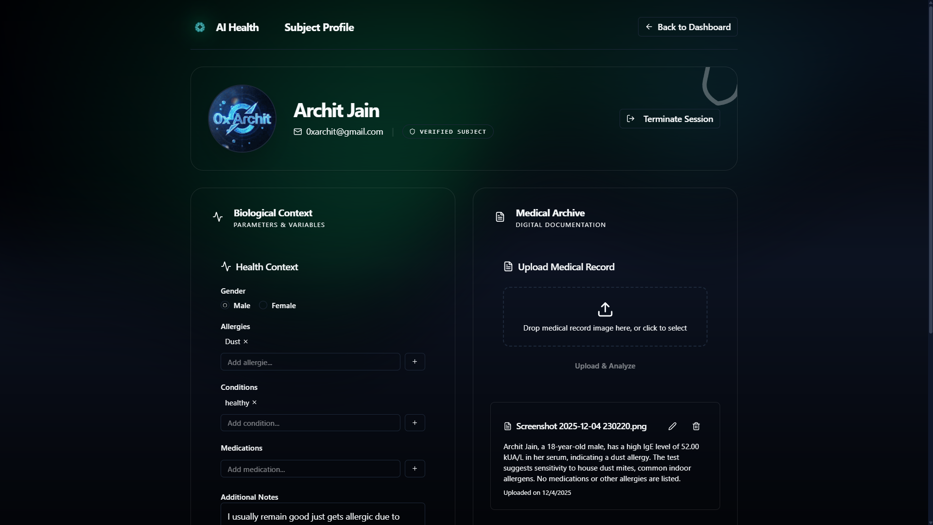 AI Health - Smart Nutrition Analysis gallery image