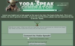 YodaSpeak media 2