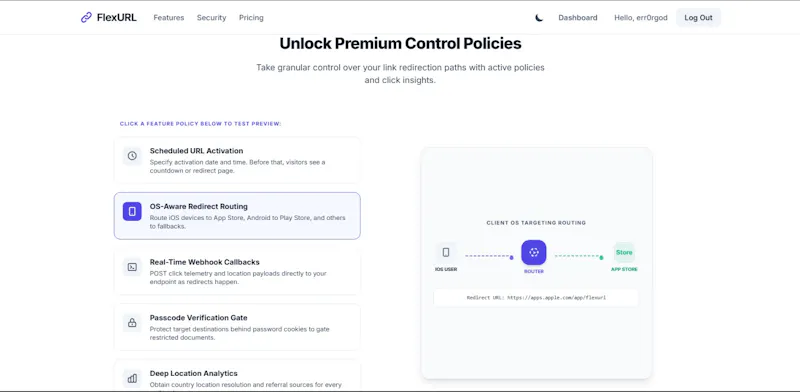FlexURL screenshot 5