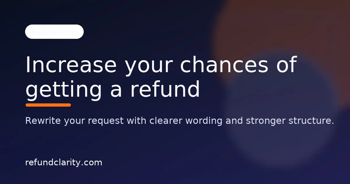 RefundClarity のプロダクトバナー