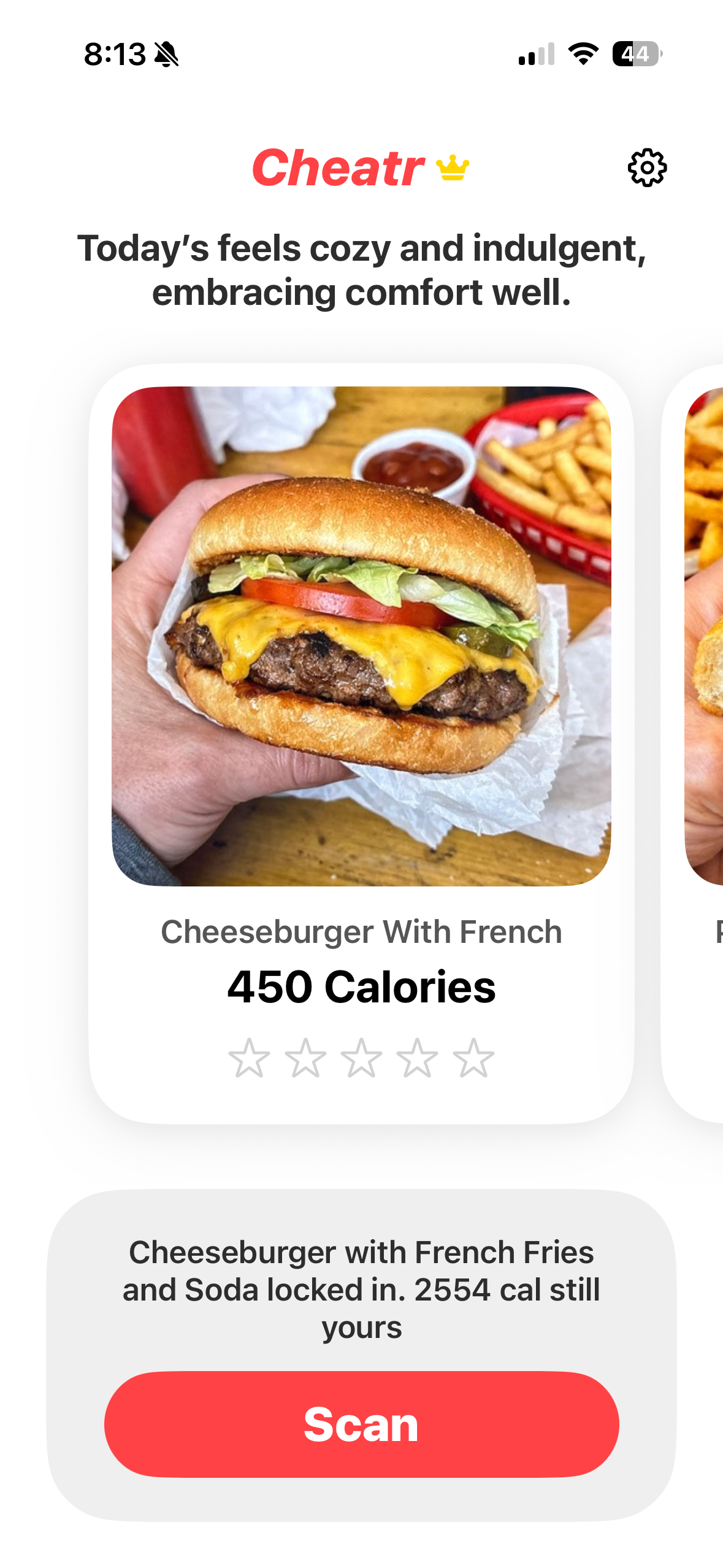 Cheatr - AI Meal Portioning gallery image