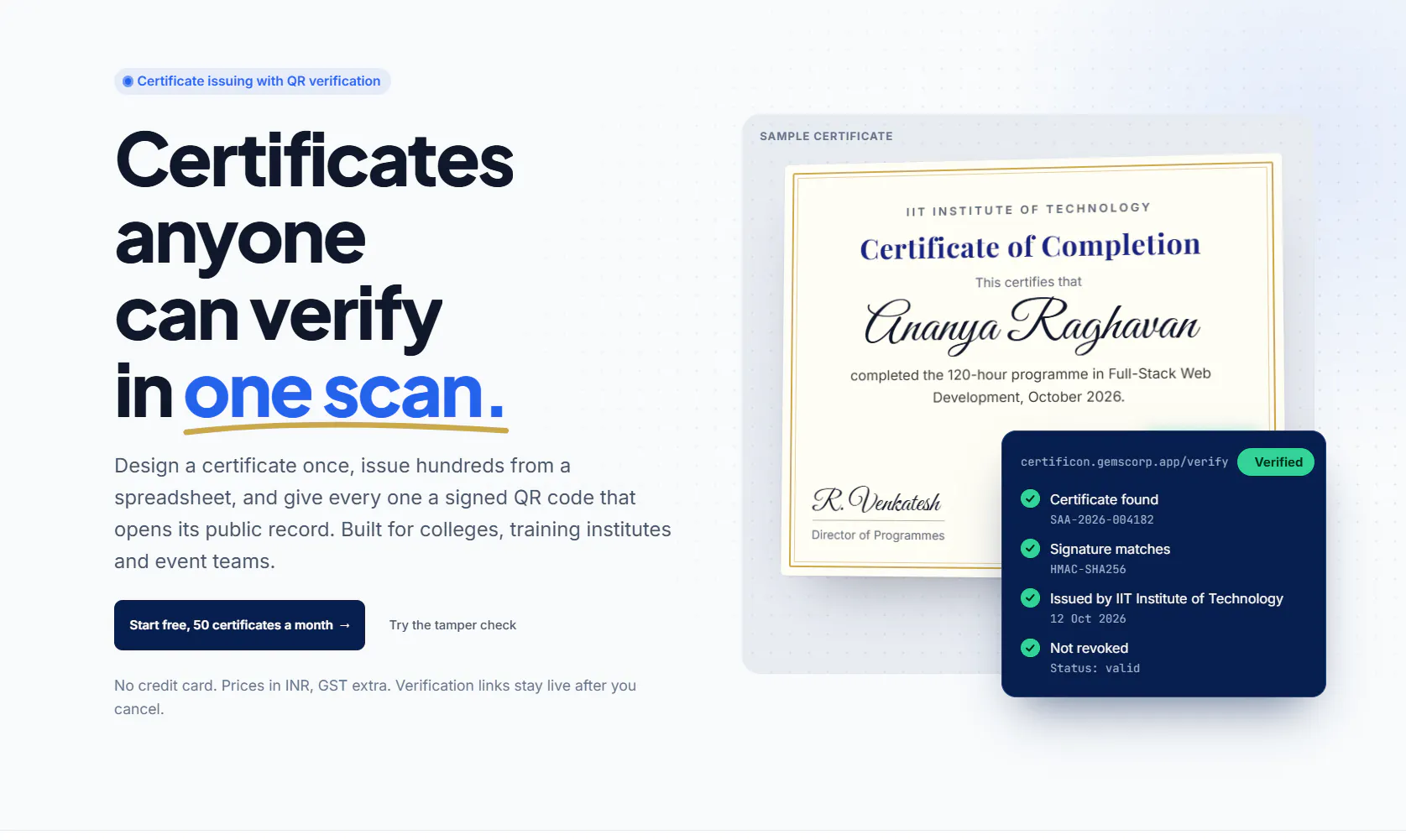 Saandru.Certificon gallery image