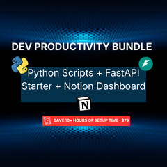 Dev Productivity Bundle - Product Hunt launch logo and brand identity