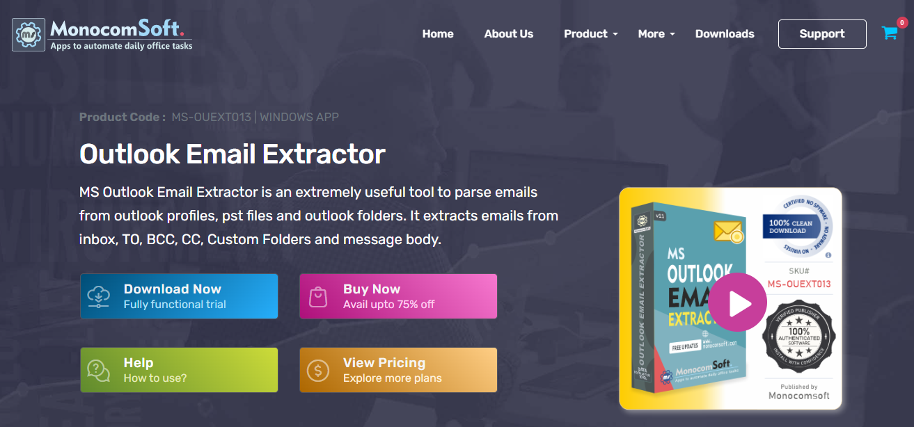 MS Outlook Email Extractor media 3