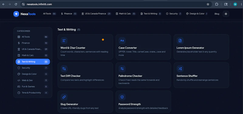 NexaTools — Free Online Tools screenshot 4
