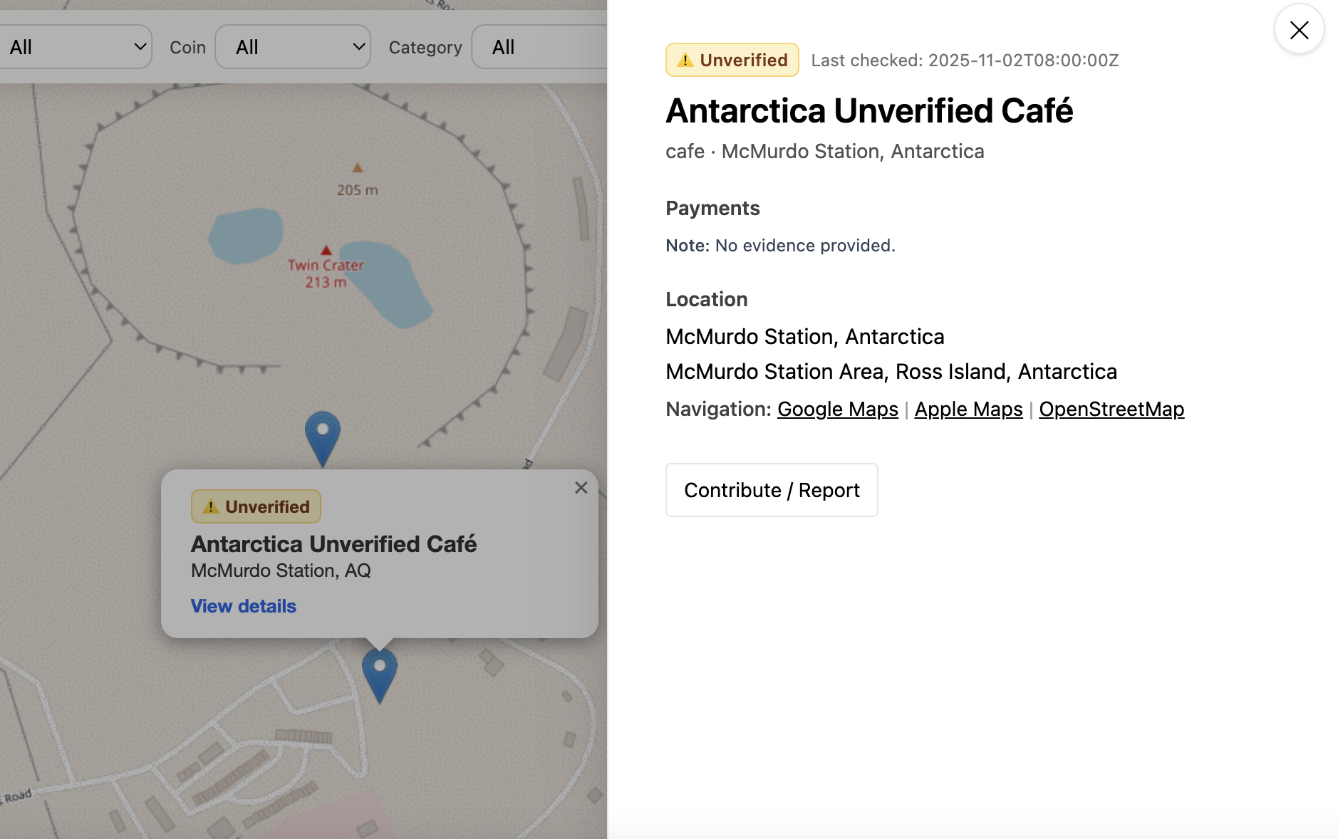 CryptoPayMap gallery image