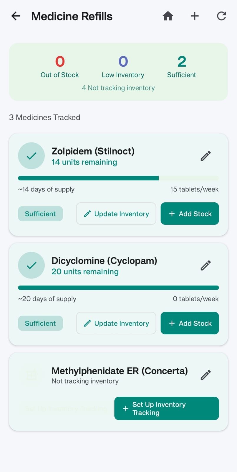RemindMe - your free medicine reminder - Screenshot 2 showing product features and functionality