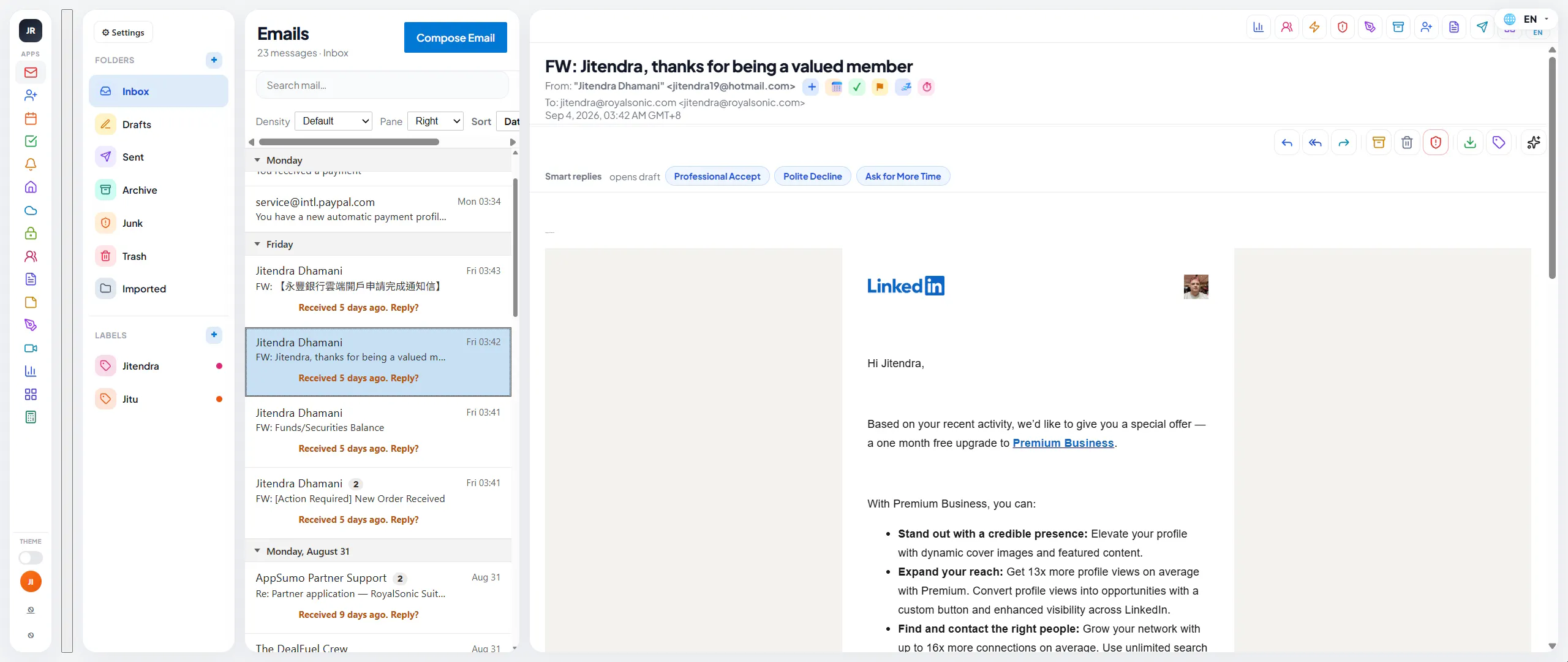 royalsonic.com - Email Hosting gallery image