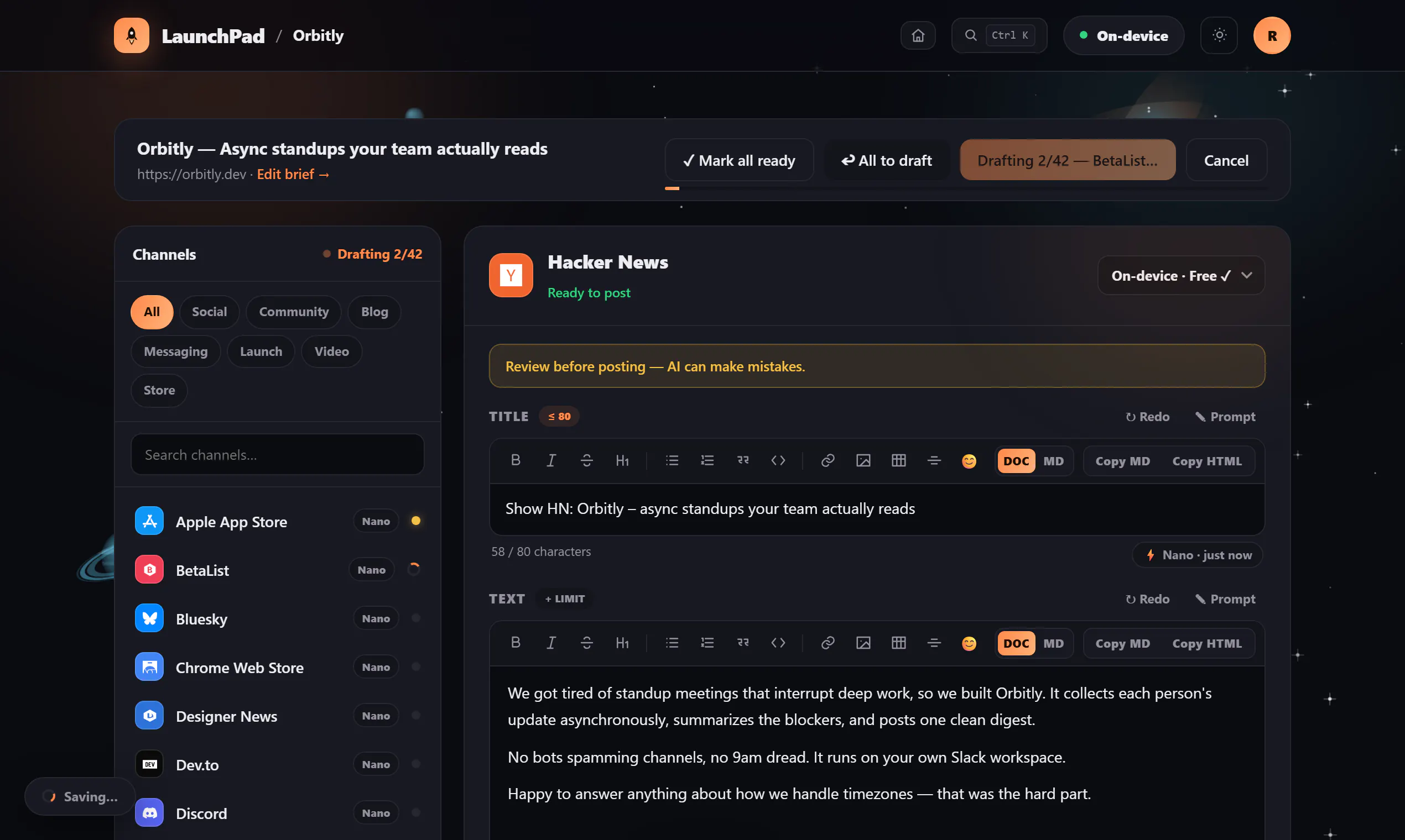 LaunchPad gallery image