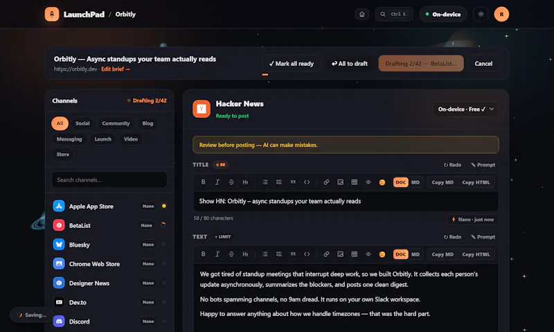LaunchPad screenshot 5