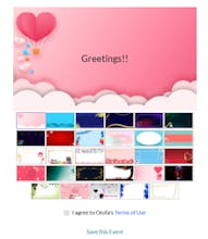 Send a dead simple greeting gallery image