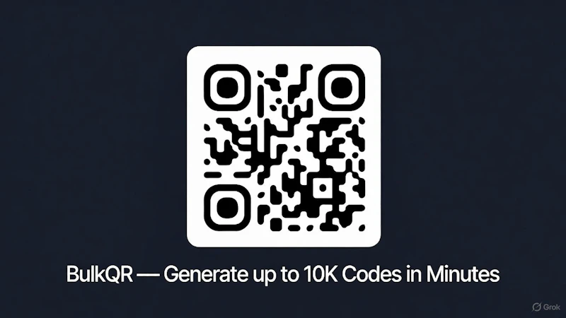BulkQR screenshot 1