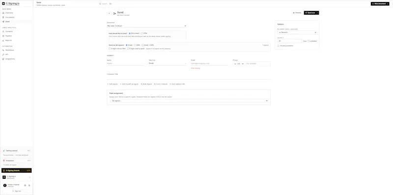 E-Signing.io screenshot 4