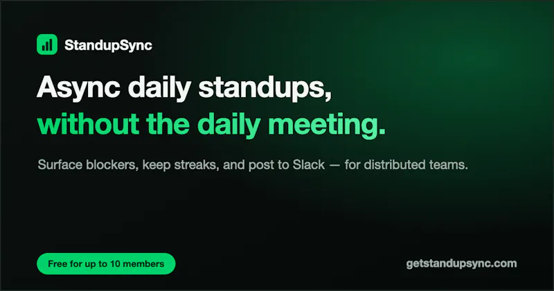 StandupSync screenshot 1