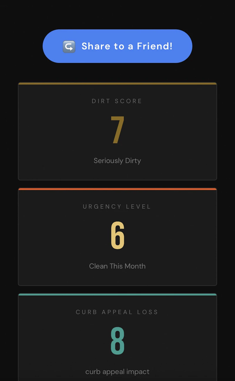 Driveway Dirt Score screenshot 3