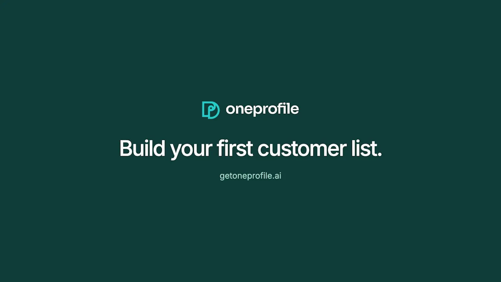 Oneprofile screenshot 1 (video preview)