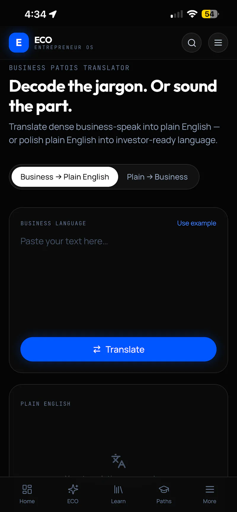 ECO  screenshot 1