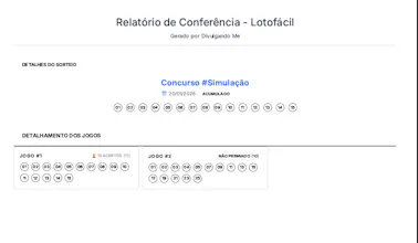 Conferência Lotofácil Profissional gallery image