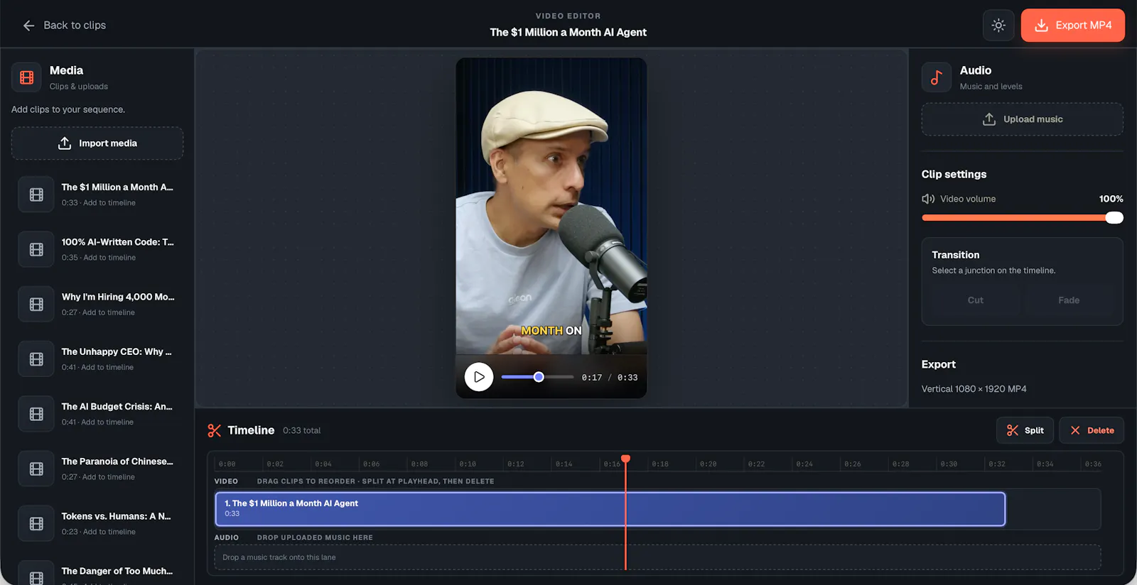 PodToClips AI screenshot 4