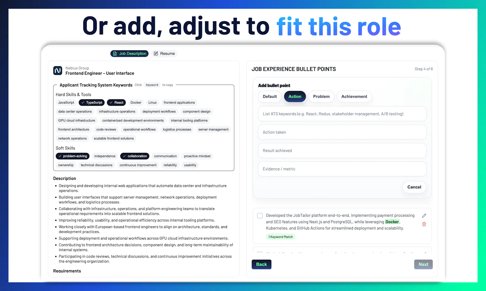 JobTailor screenshot 4