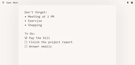 Notes App in the Web Browser gallery image