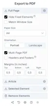 Web to PDF gallery image