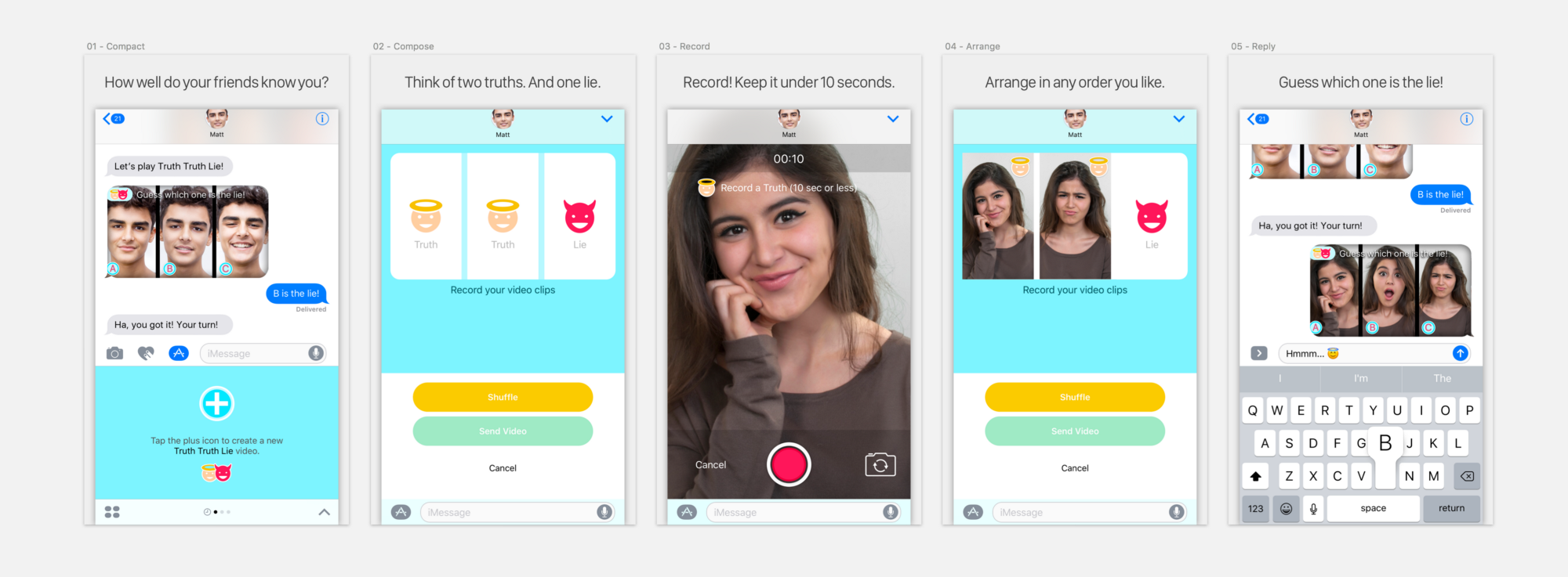 Truth Truth Lie for iMessage gallery image