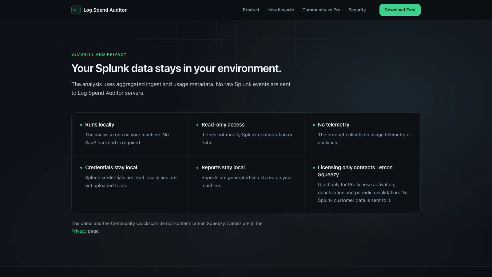 Log Spend Auditor gallery image