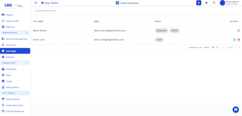 LKG for Billing screenshot 9