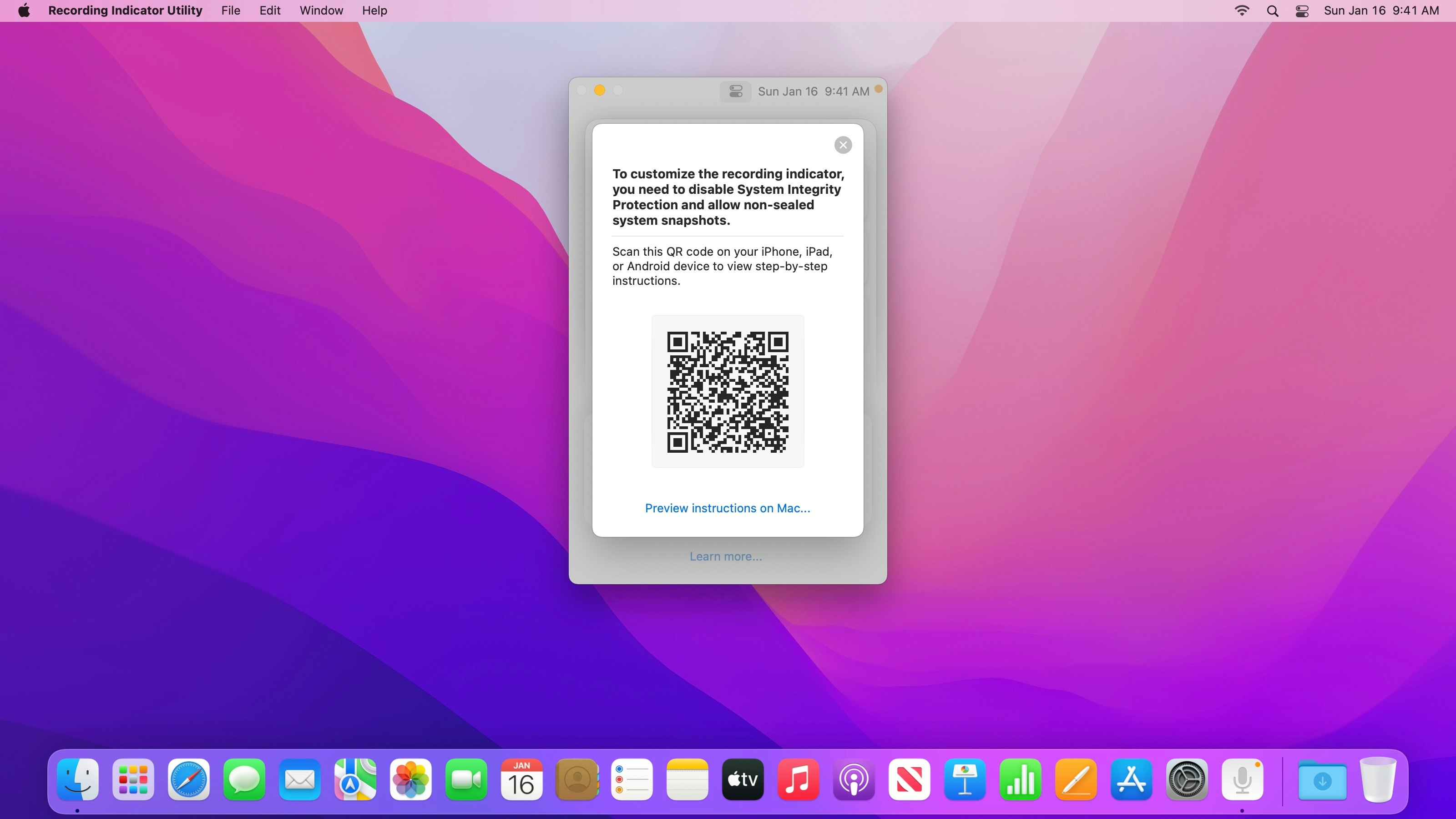Recording Indicator Utility gallery image