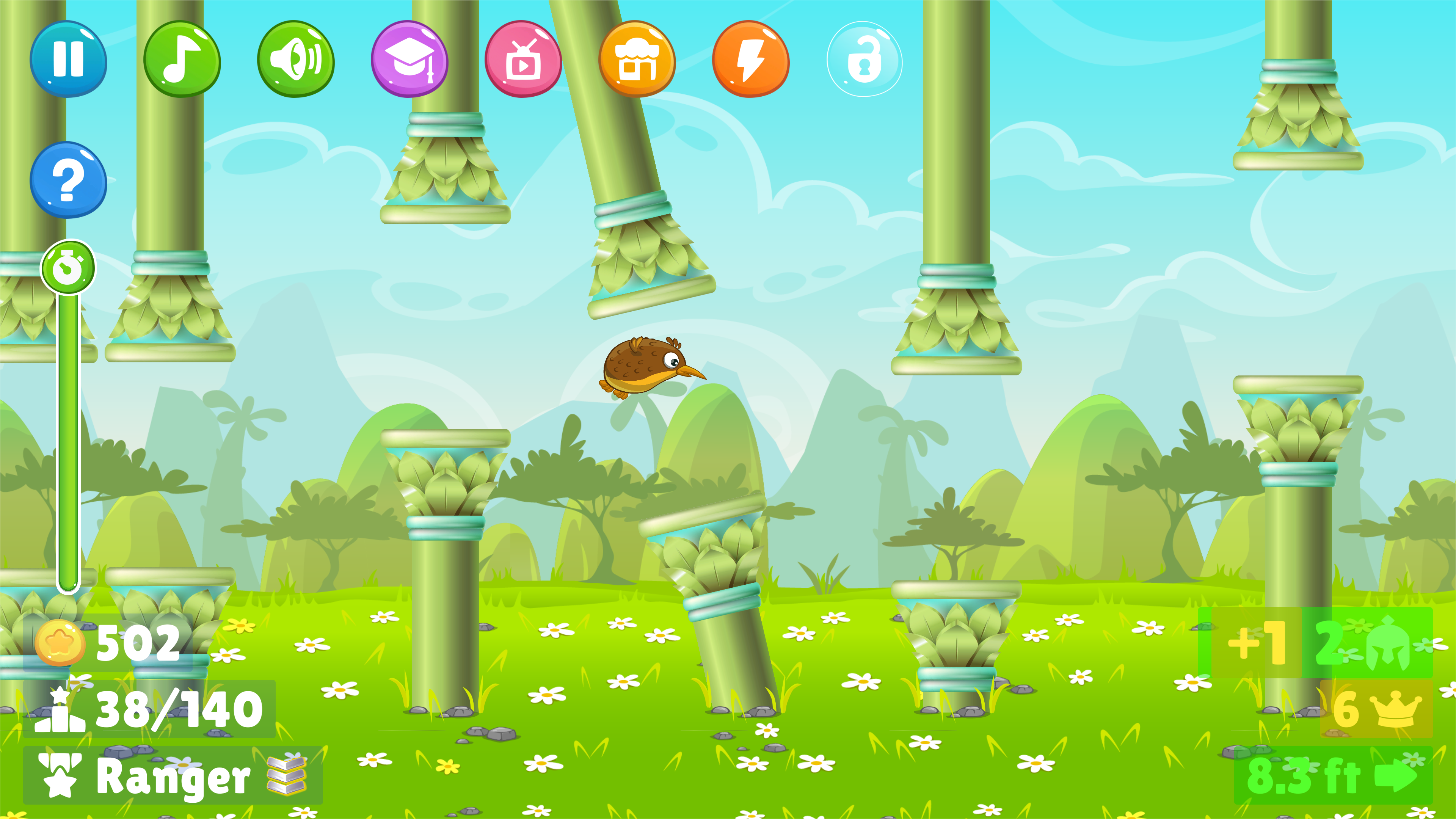 Kiwi -Entführer - Kiwi Kapers Handyspiel für Android & iOS Medien 3