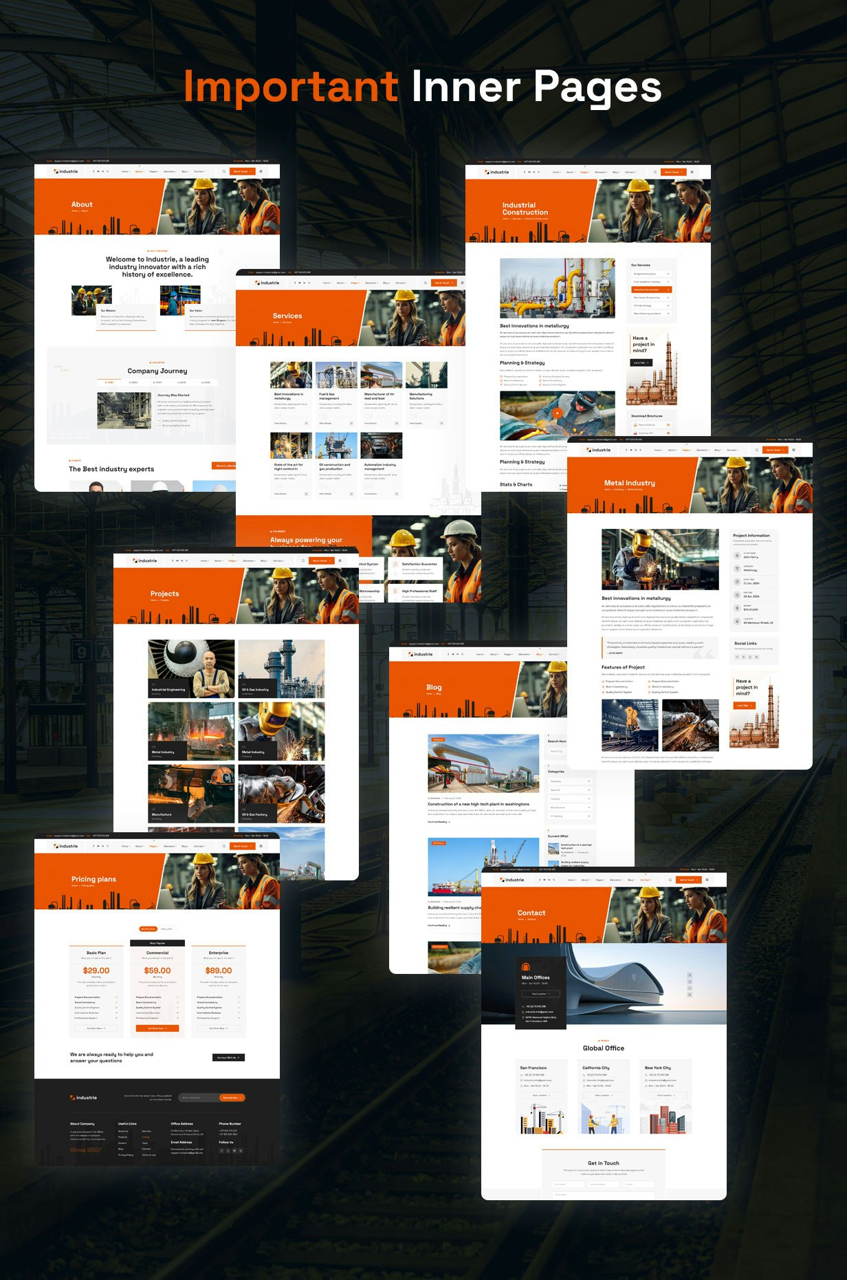Industrie - WordPress Teması - Fabrika ve endüstri için en iyi WordPress teması medya 4