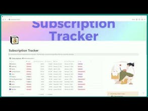 Subscriptions Tracker gallery image