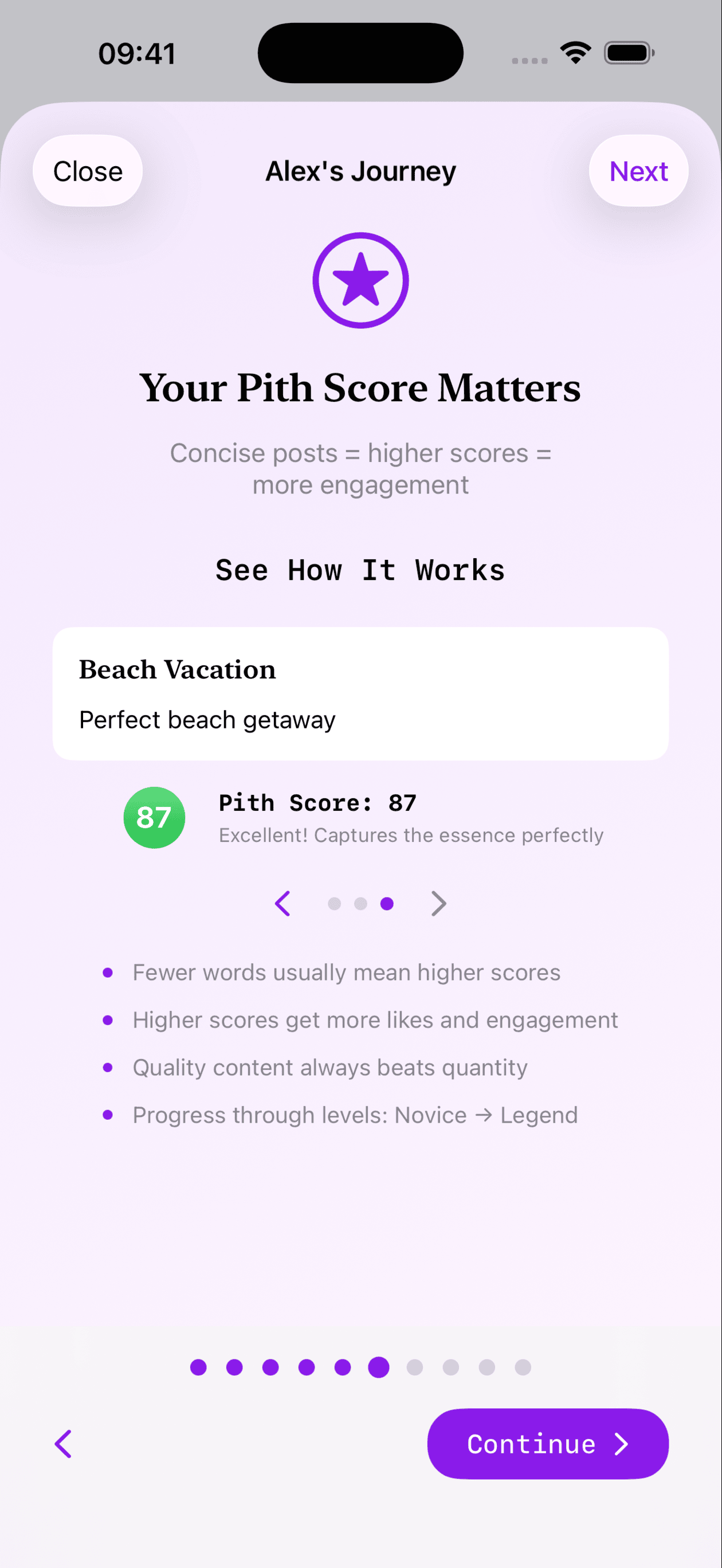 Pithyy - Screenshot 3 showing product features and functionality