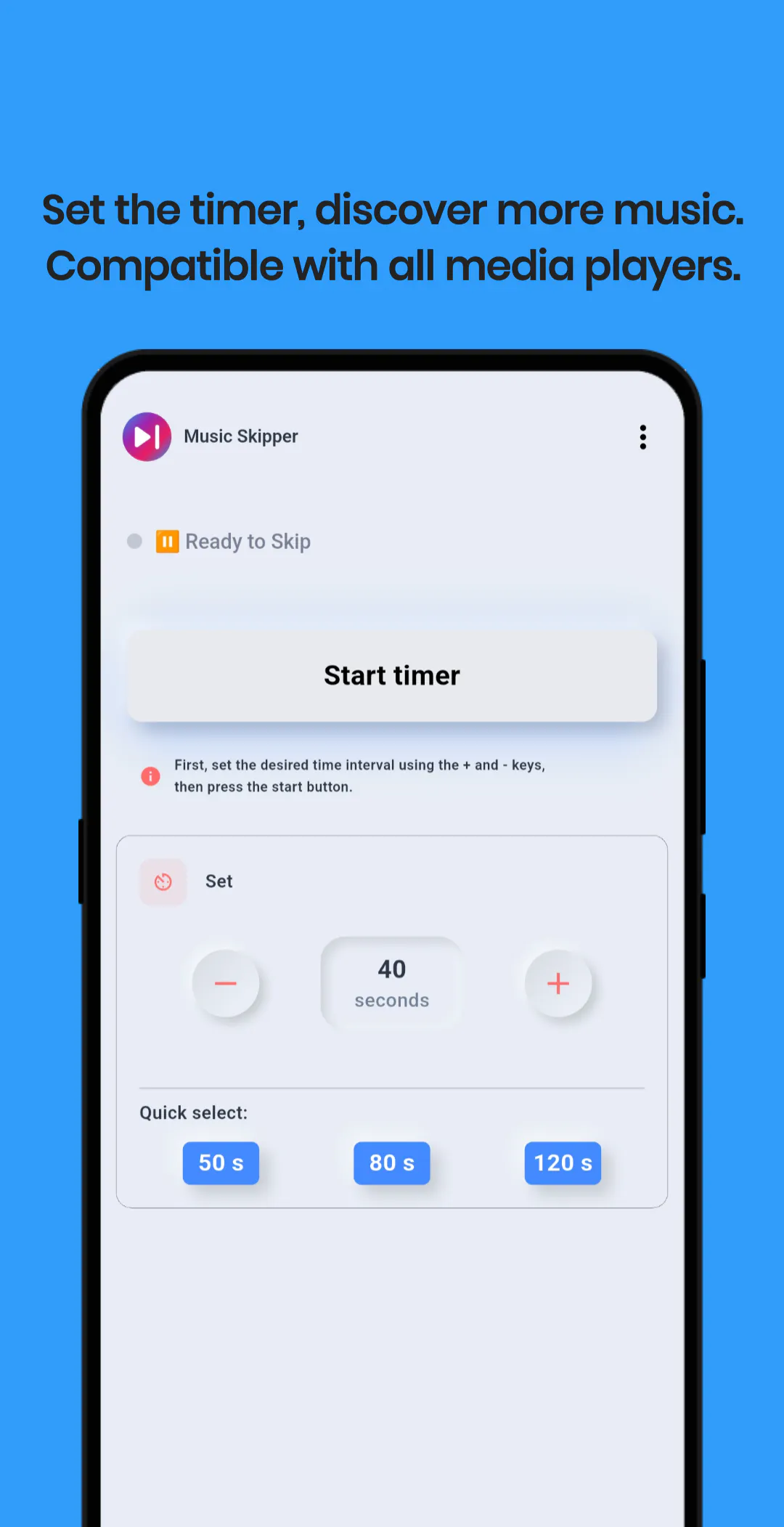 Music skipper - Auto-skip songs. product banner