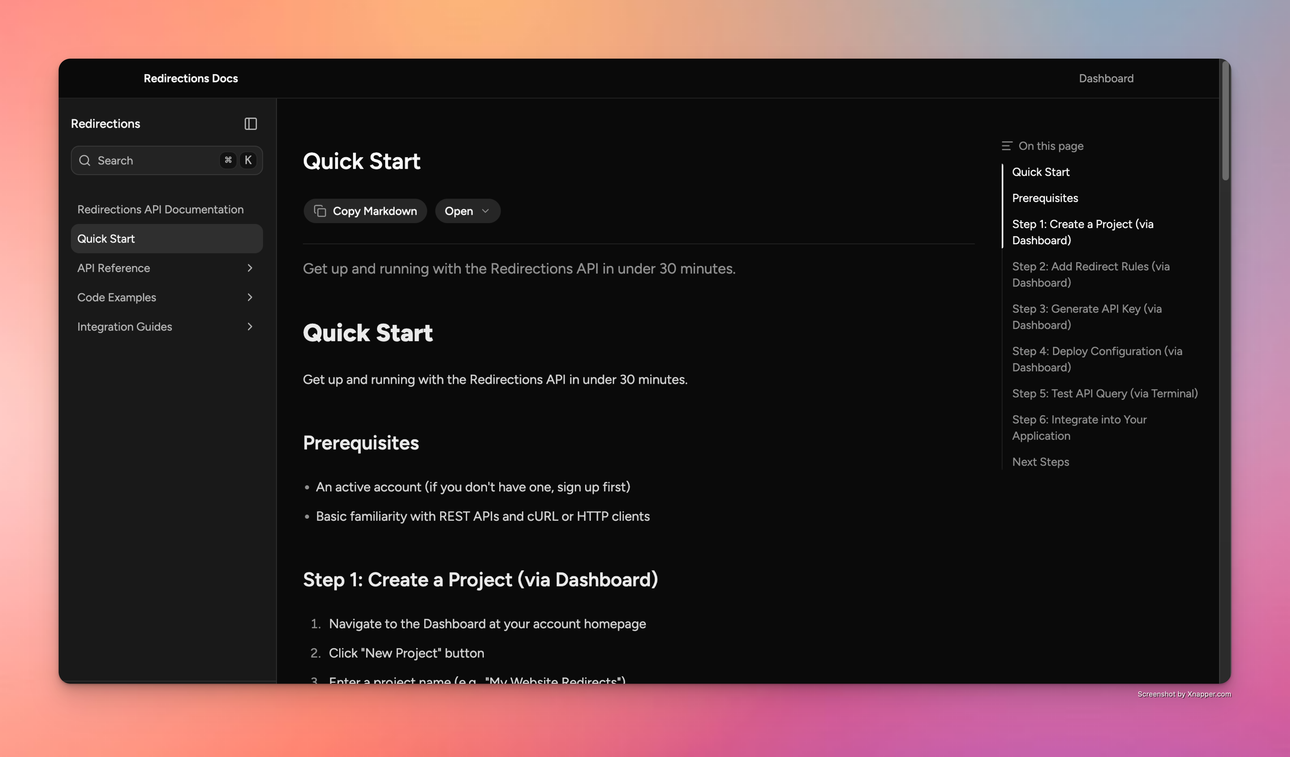 Redirections - Screenshot 3 showing product features and functionality