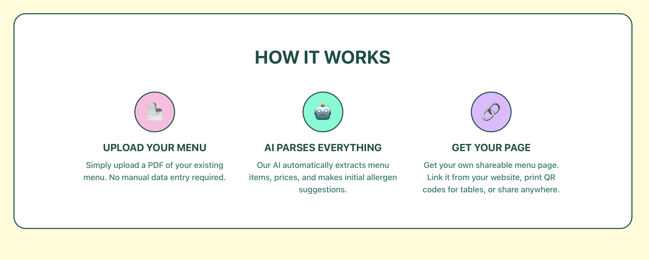 Menu Dive gallery image