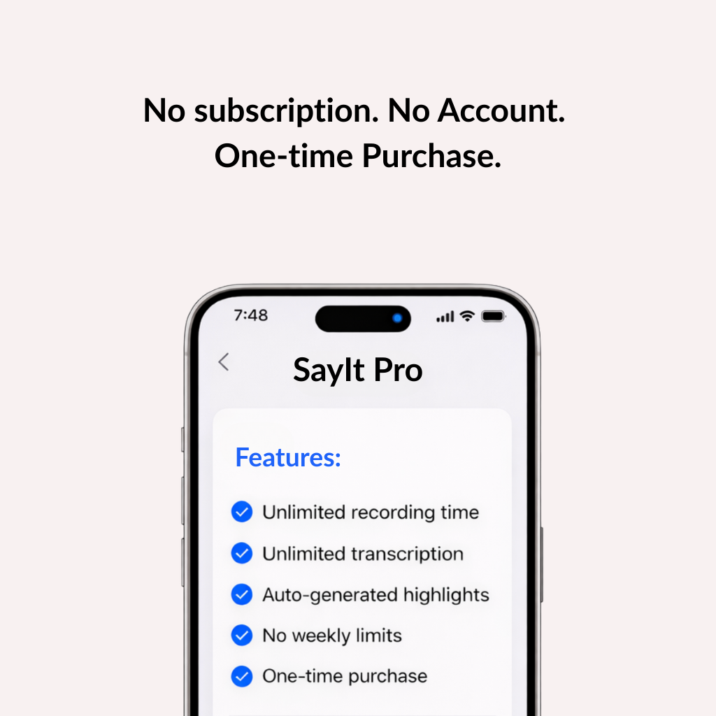 SayIt-Voice Notes media 4