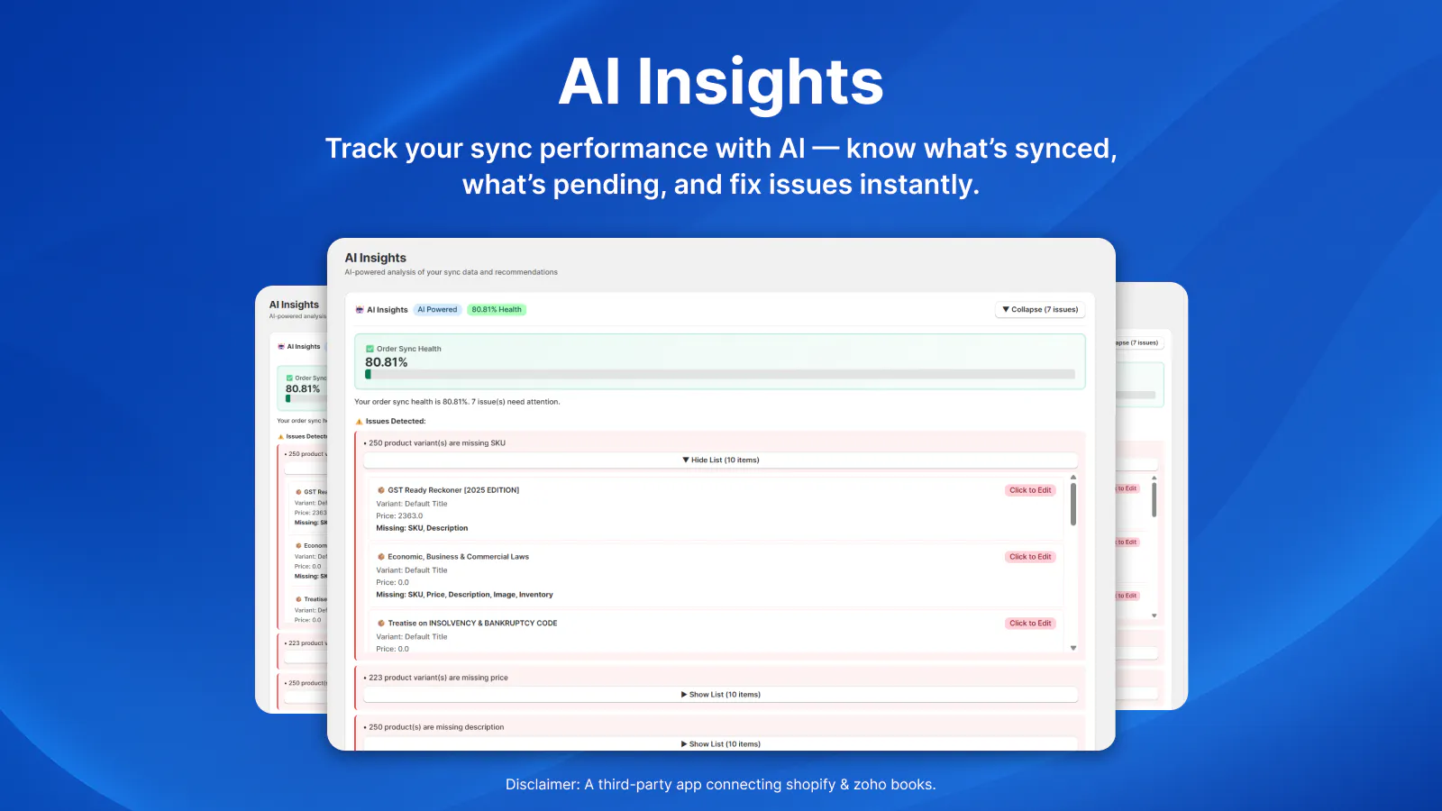 Zoho Books Integration for Shopify gallery image