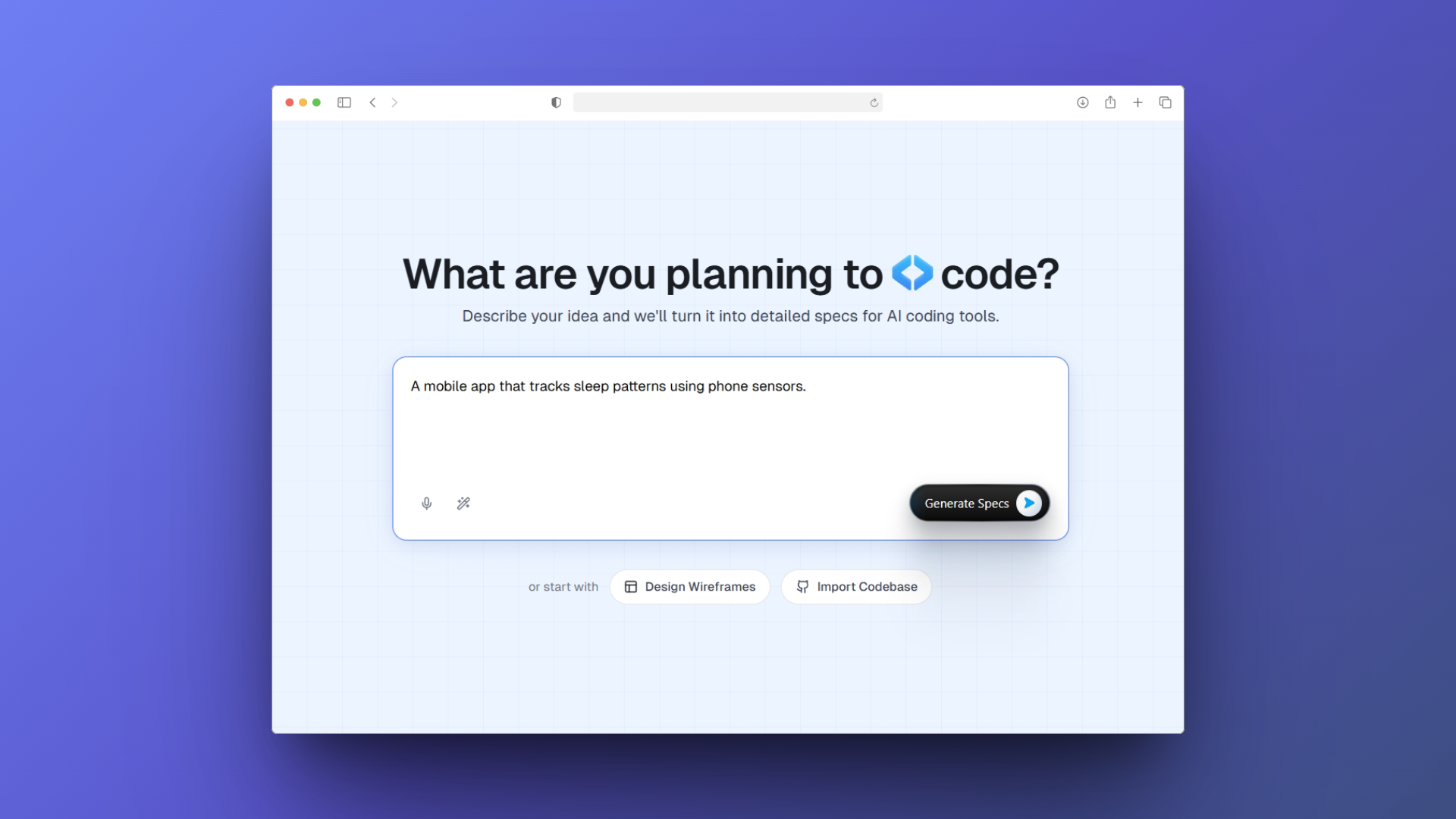 CodeGuide - Screenshot 2 showing product features and functionality