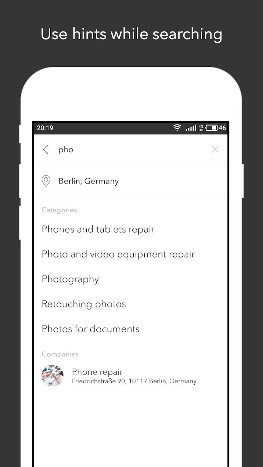 Hinty - business cards gallery image