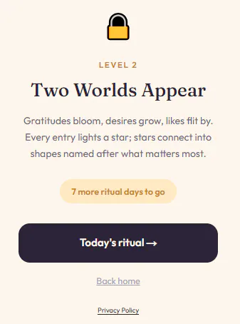 Bloom - daily ritual that grows a garden gallery image