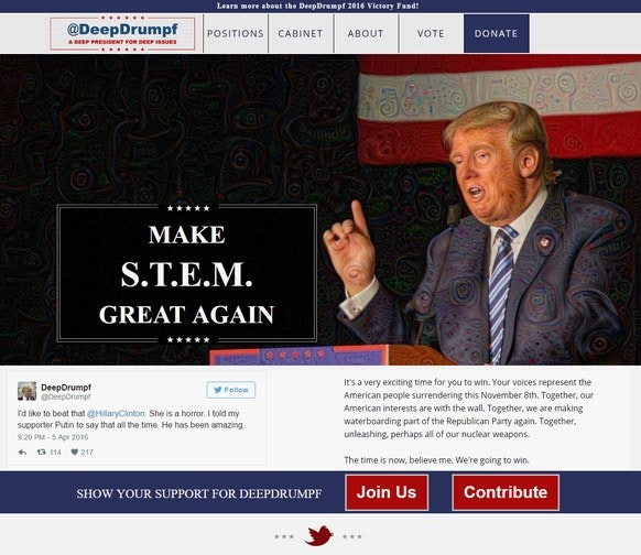 DeepDrumpf 2016 Campaign gallery image